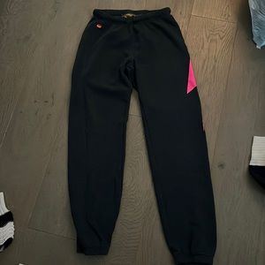 (Real) Aviator Nation pink lighting bolt sweatpants